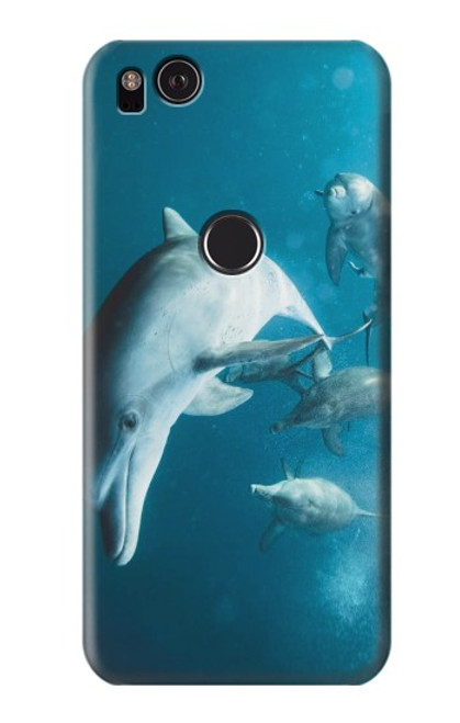 S3878 Dauphin Etui Coque Housse pour Google Pixel 2