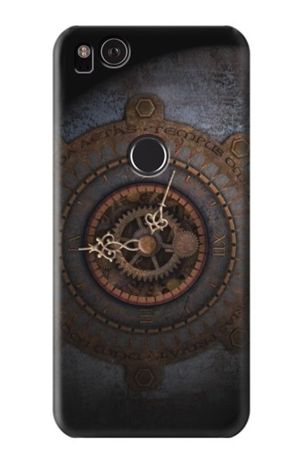 S3908 Horloge Vintage Etui Coque Housse pour Google Pixel 2