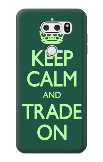 S3862 Restez calme et échangez Etui Coque Housse pour LG V30, LG V30 Plus, LG V30S ThinQ, LG V35, LG V35 ThinQ