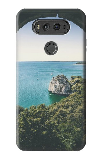 S3865 Europe Plage Duino Italie Etui Coque Housse pour LG V20