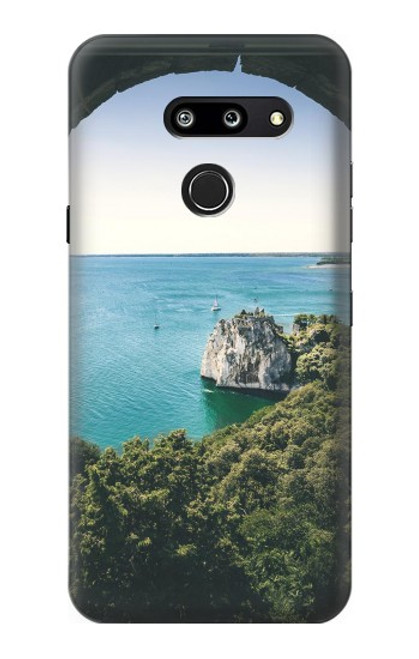 S3865 Europe Plage Duino Italie Etui Coque Housse pour LG G8 ThinQ