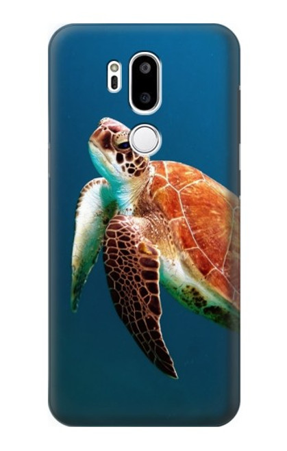 S3899 Tortue de mer Etui Coque Housse pour LG G7 ThinQ