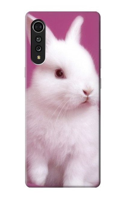 S3870 Mignon bébé lapin Etui Coque Housse pour LG Velvet