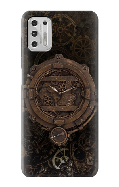 S3902 Horloge Steampunk Etui Coque Housse pour Motorola Moto G Stylus (2021)