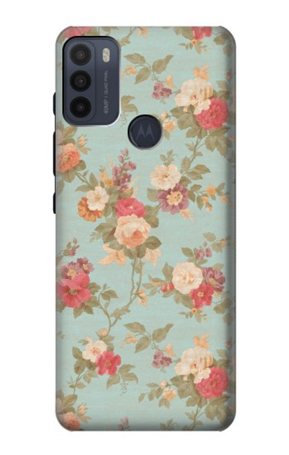 S3910 Rosier millésimé Etui Coque Housse pour Motorola Moto G50