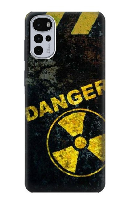 S3891 Risque nucléaire Danger Etui Coque Housse pour Motorola Moto G22