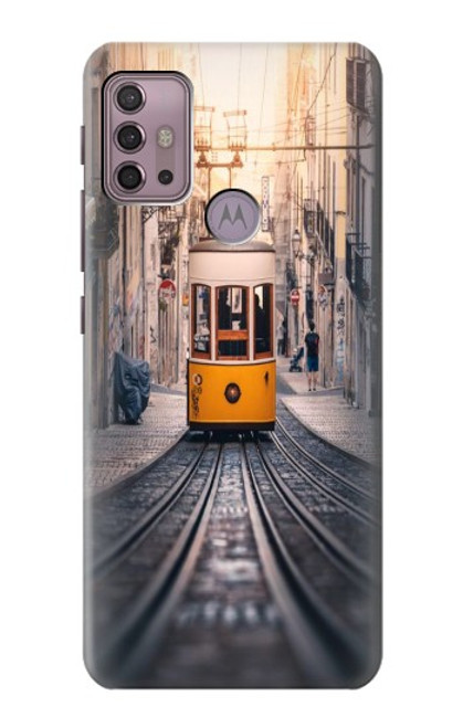 S3867 Tramways à Lisbonne Etui Coque Housse pour Motorola Moto G30, G20, G10