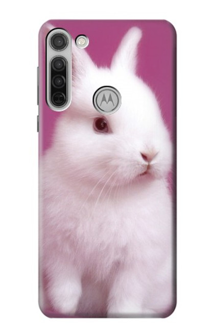 S3870 Mignon bébé lapin Etui Coque Housse pour Motorola Moto G8