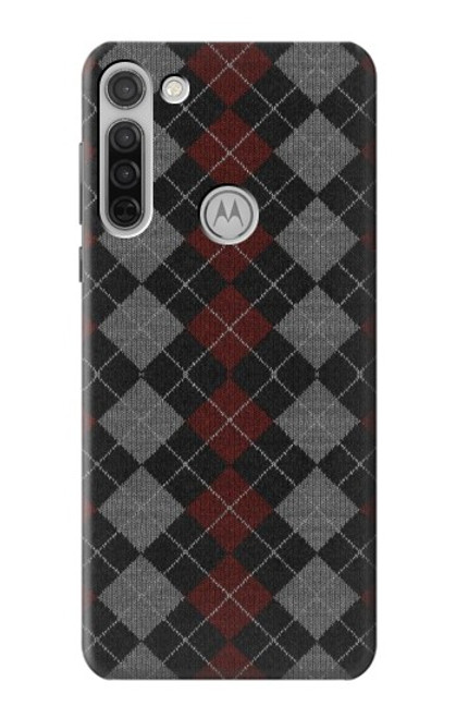 S3907 Texture de chandail Etui Coque Housse pour Motorola Moto G8