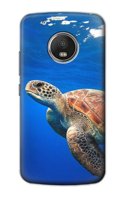 S3898 Tortue de mer Etui Coque Housse pour Motorola Moto G5 Plus