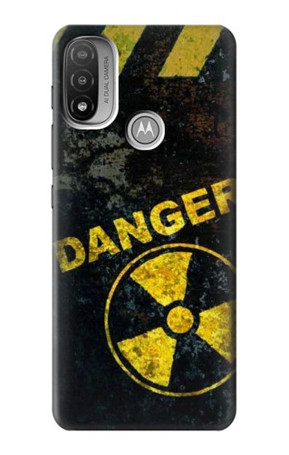 S3891 Risque nucléaire Danger Etui Coque Housse pour Motorola Moto E20,E30,E40