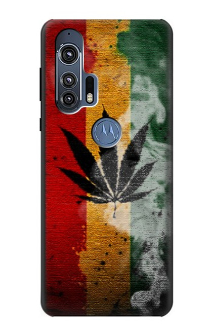 S3890 Drapeau Rasta Reggae Fumée Etui Coque Housse pour Motorola Edge+