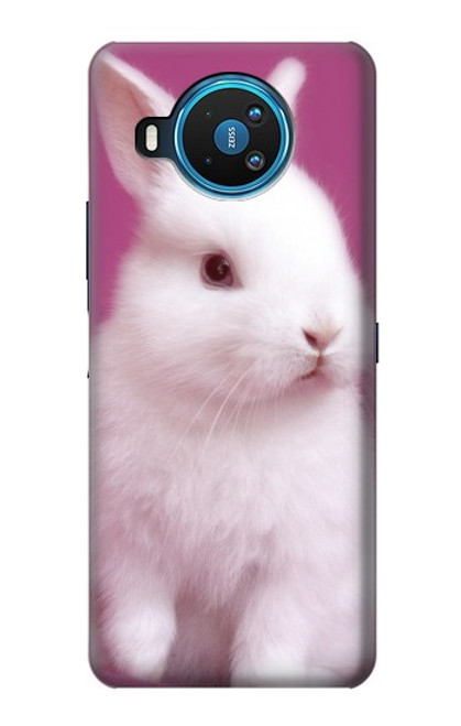 S3870 Mignon bébé lapin Etui Coque Housse pour Nokia 8.3 5G