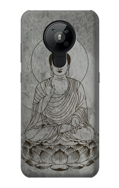 S3873 Dessin au trait Bouddha Etui Coque Housse pour Nokia 5.3