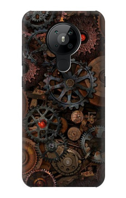 S3884 Engrenages Mécaniques Steampunk Etui Coque Housse pour Nokia 5.3