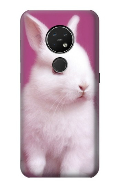 S3870 Mignon bébé lapin Etui Coque Housse pour Nokia 7.2