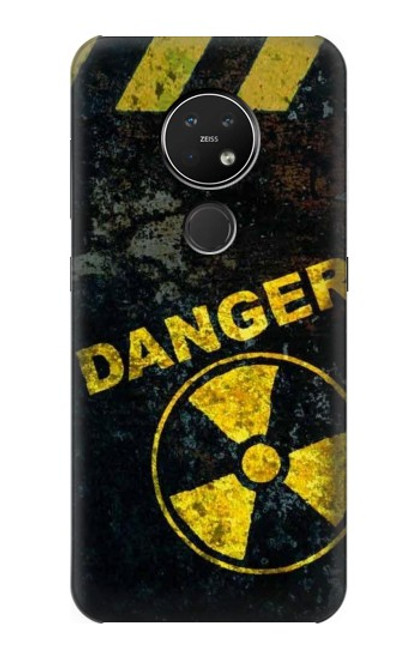 S3891 Risque nucléaire Danger Etui Coque Housse pour Nokia 7.2