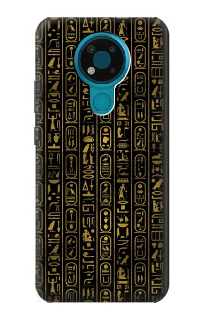 S3869 Hiéroglyphe égyptien antique Etui Coque Housse pour Nokia 3.4