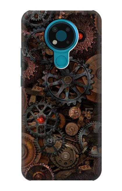 S3884 Engrenages Mécaniques Steampunk Etui Coque Housse pour Nokia 3.4