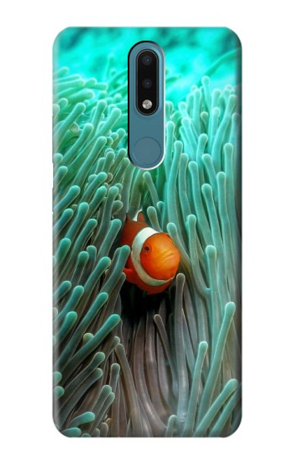 S3893 Poisson-clown Ocellaris Etui Coque Housse pour Nokia 2.4