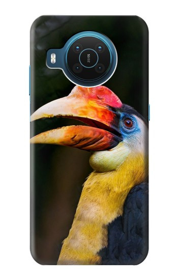 S3876 Calao coloré Etui Coque Housse pour Nokia X20