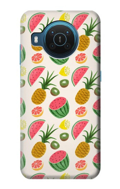 S3883 Motif de fruits Etui Coque Housse pour Nokia X20