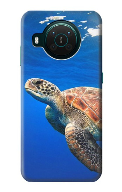 S3898 Tortue de mer Etui Coque Housse pour Nokia X10