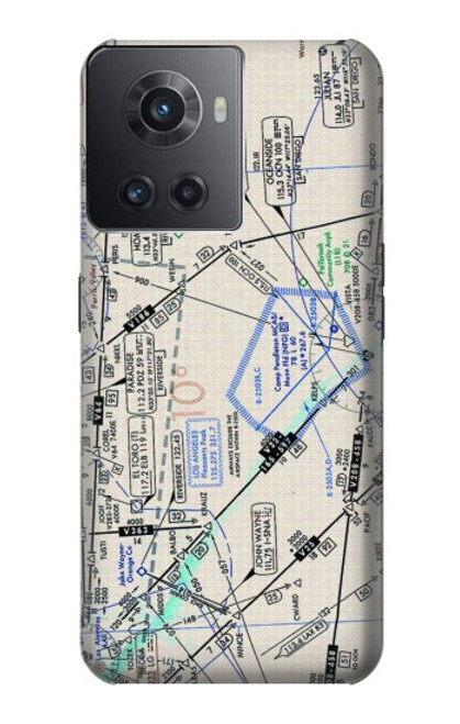 S3882 Carte de vol en route Etui Coque Housse pour OnePlus Ace