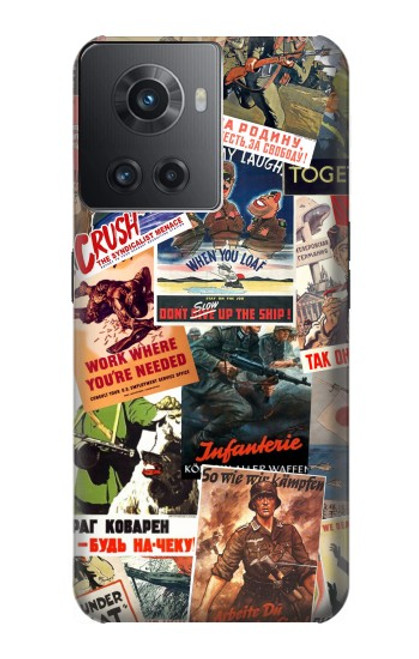 S3905 Affiche vintage de l'armée Etui Coque Housse pour OnePlus Ace