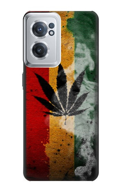 S3890 Drapeau Rasta Reggae Fumée Etui Coque Housse pour OnePlus Nord CE 2 5G