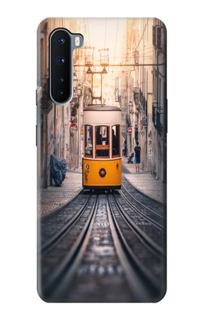 S3867 Tramways à Lisbonne Etui Coque Housse pour OnePlus Nord