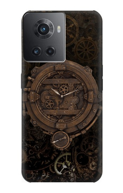 S3902 Horloge Steampunk Etui Coque Housse pour OnePlus 10R
