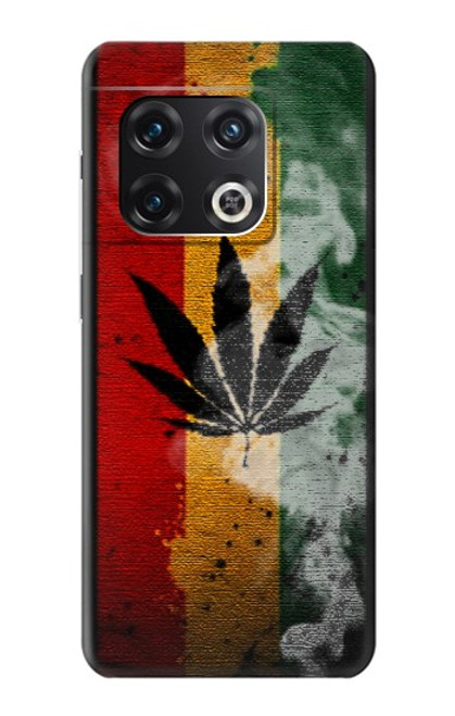 S3890 Drapeau Rasta Reggae Fumée Etui Coque Housse pour OnePlus 10 Pro