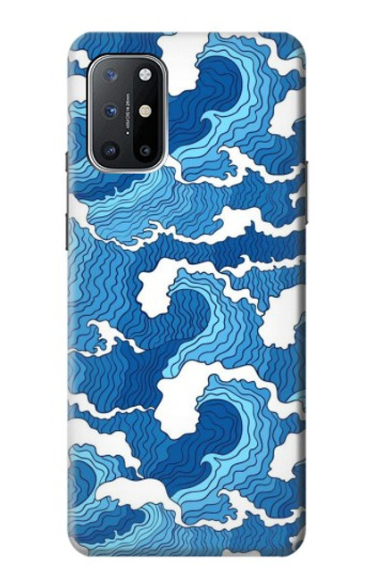 S3901 Vagues esthétiques de l'océan de tempête Etui Coque Housse pour OnePlus 8T