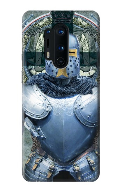 S3864 Templier Médiéval Chevalier Armure Lourde Etui Coque Housse pour OnePlus 8 Pro