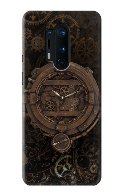 S3902 Horloge Steampunk Etui Coque Housse pour OnePlus 8 Pro
