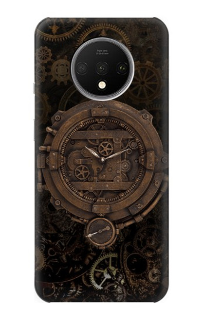 S3902 Horloge Steampunk Etui Coque Housse pour OnePlus 7T