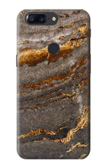 S3886 Rocher de marbre gris Etui Coque Housse pour OnePlus 5T