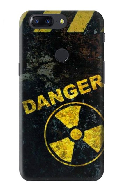 S3891 Risque nucléaire Danger Etui Coque Housse pour OnePlus 5T