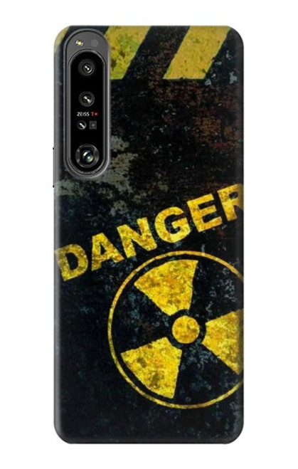 S3891 Risque nucléaire Danger Etui Coque Housse pour Sony Xperia 1 IV