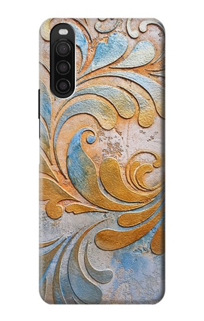 S3875 Tapis vintage en toile Etui Coque Housse pour Sony Xperia 10 III