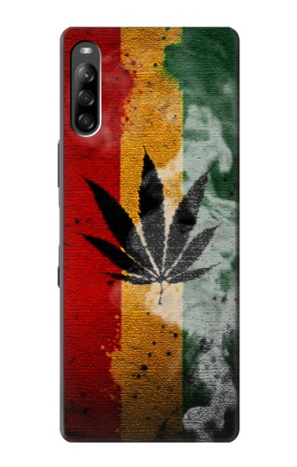 S3890 Drapeau Rasta Reggae Fumée Etui Coque Housse pour Sony Xperia L4