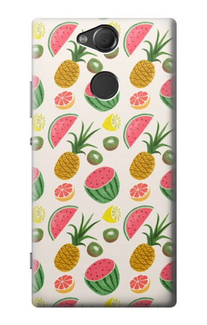 S3883 Motif de fruits Etui Coque Housse pour Sony Xperia XA2