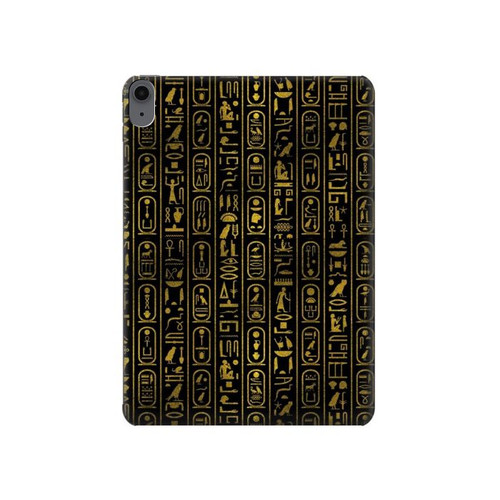 S3869 Hiéroglyphe égyptien antique Etui Coque Housse pour iPad Air (2022,2020, 4th, 5th), iPad Pro 11 (2022, 6th)