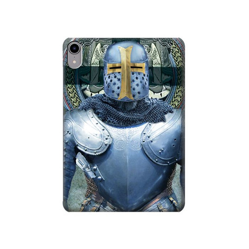 S3864 Templier Médiéval Chevalier Armure Lourde Etui Coque Housse pour iPad mini 6, iPad mini (2021)