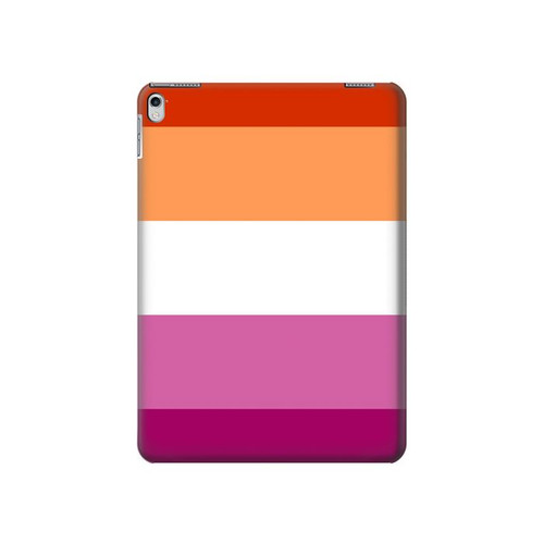 S3887 Drapeau de la fierté lesbienne Etui Coque Housse pour iPad Air 2, iPad 9.7 (2017,2018), iPad 6, iPad 5