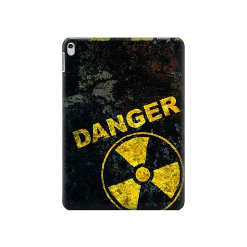 S3891 Risque nucléaire Danger Etui Coque Housse pour iPad Air 2, iPad 9.7 (2017,2018), iPad 6, iPad 5