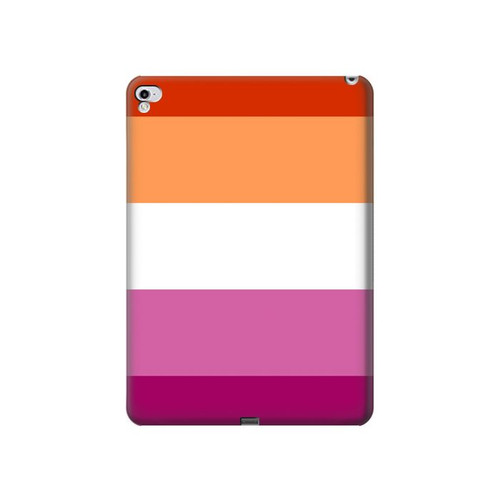 S3887 Drapeau de la fierté lesbienne Etui Coque Housse pour iPad Pro 12.9 (2015,2017)