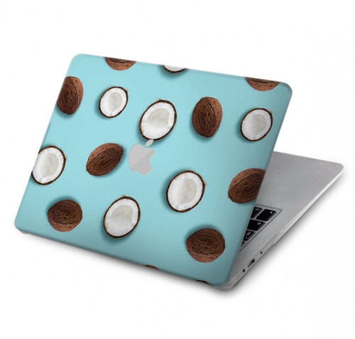 S3860 Motif à pois de noix de coco Etui Coque Housse pour MacBook Pro 14 M1-M5 A2442,A2779,A2992,A2918,A3112,A3185,A3401,A3434,A3112