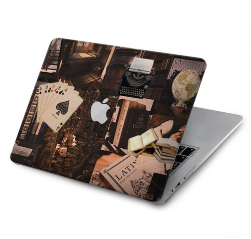 S3877 Université sombre Etui Coque Housse pour MacBook Pro 14 M1-M5 A2442,A2779,A2992,A2918,A3112,A3185,A3401,A3434,A3112